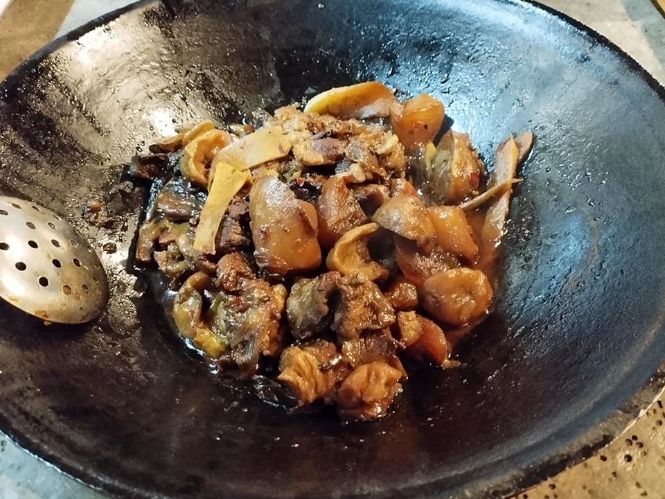 ラム肉とダイコンの醤油炒め煮（紅焖羊肉）