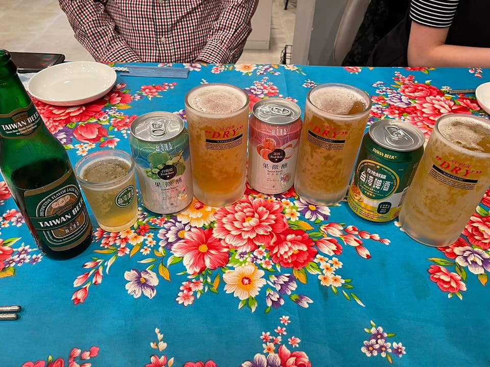 Taiwan Beeビールメニュー