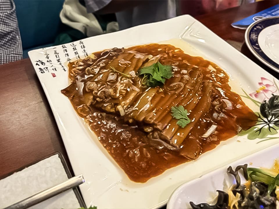 薄切り牛肉の炒め煮