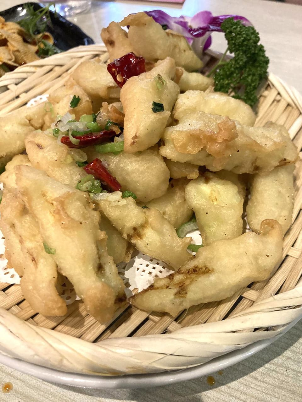 炸茄子(茄子の揚げ) … 広東・福建グルメ