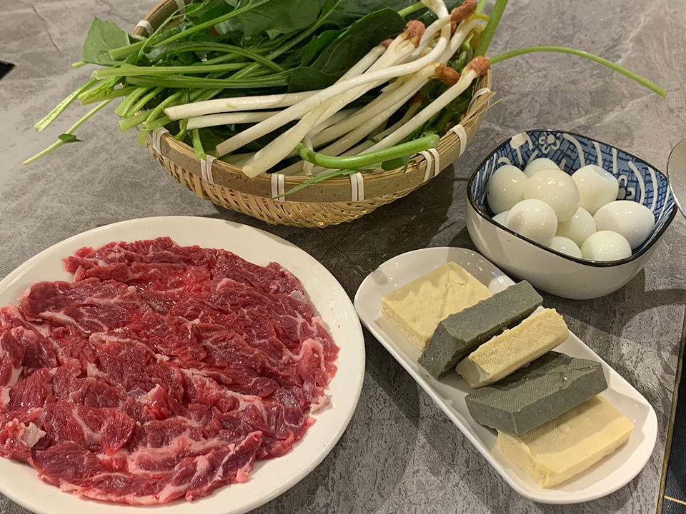 貴州省火鍋の具材