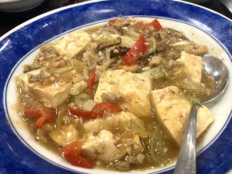 客家豆腐(豆腐の黒豆炒め)