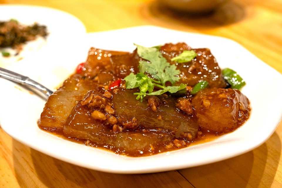 角春雨の醤油炒め（家庭炒凉粉）