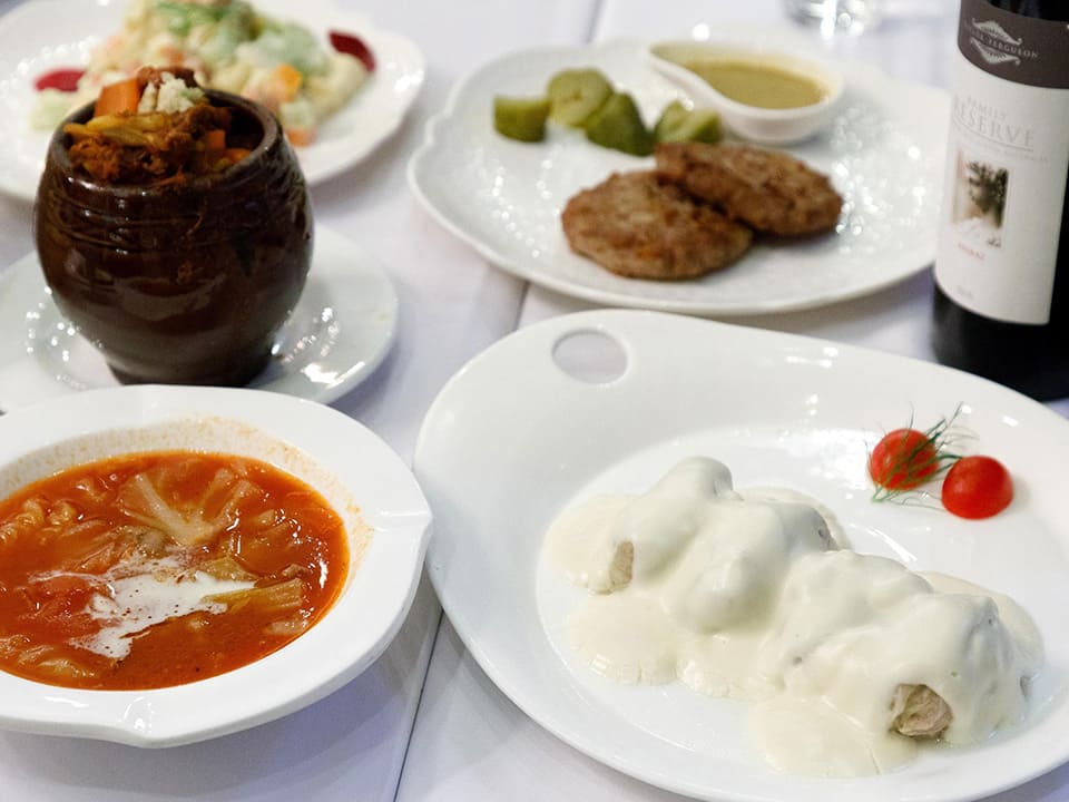 ハルビンのロシア・東北料理