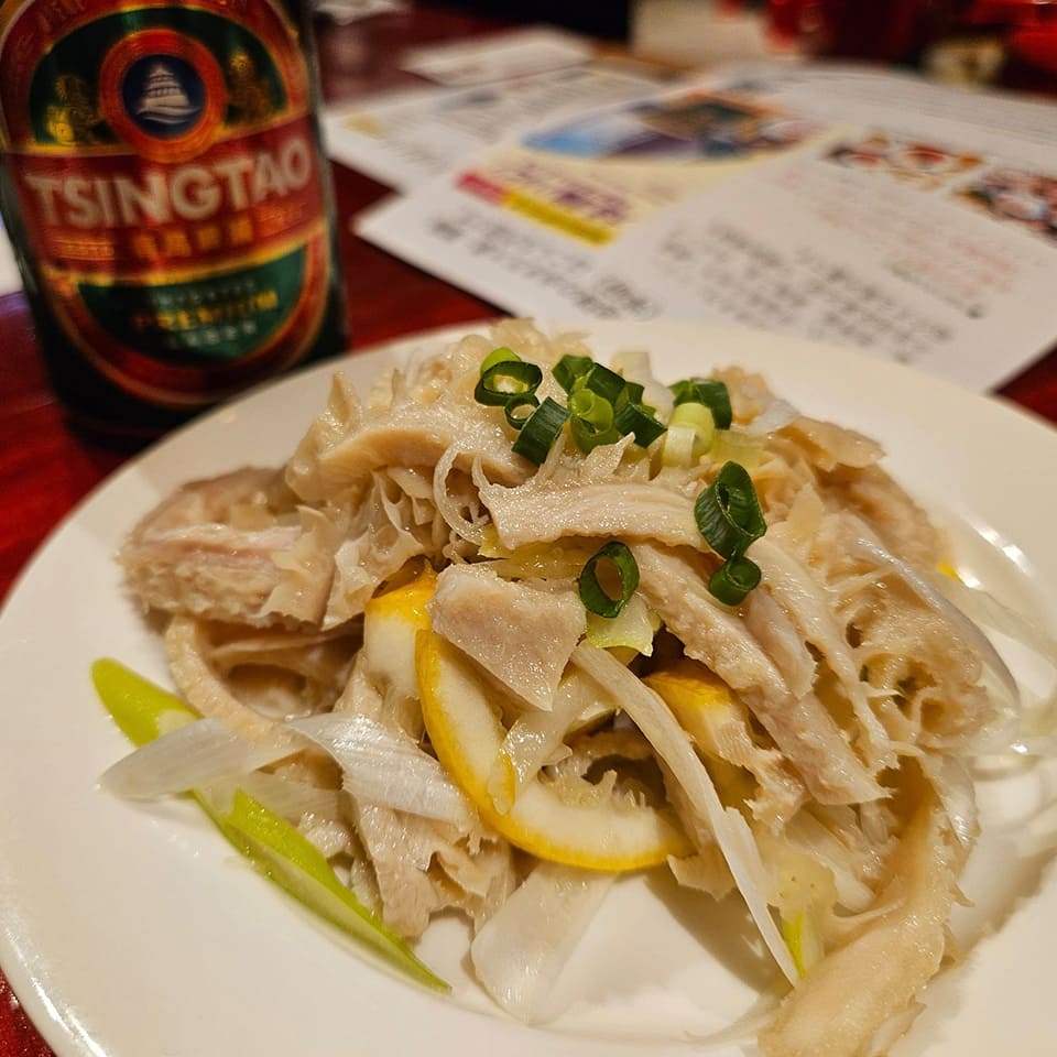 ハチノスのレモン和え