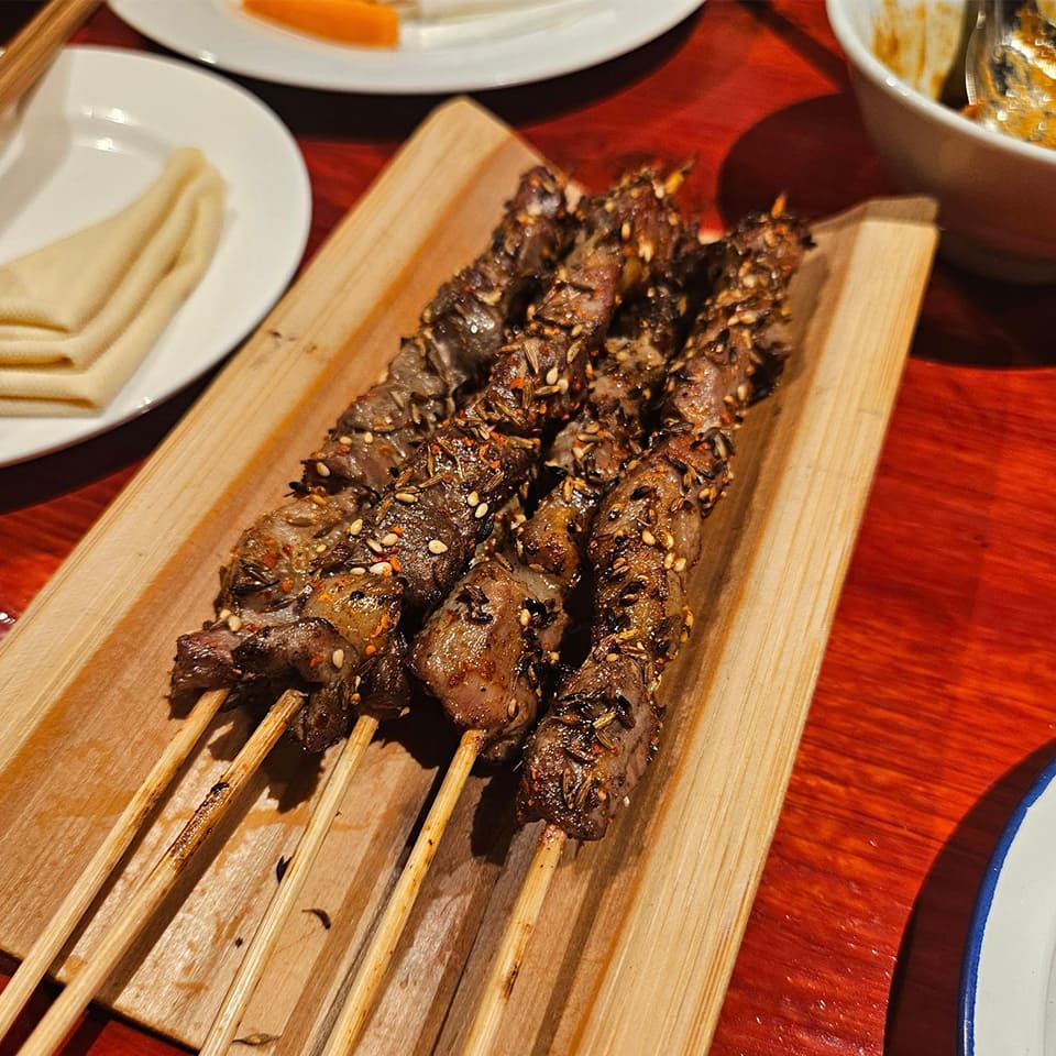 羊串肉　ラム串焼き