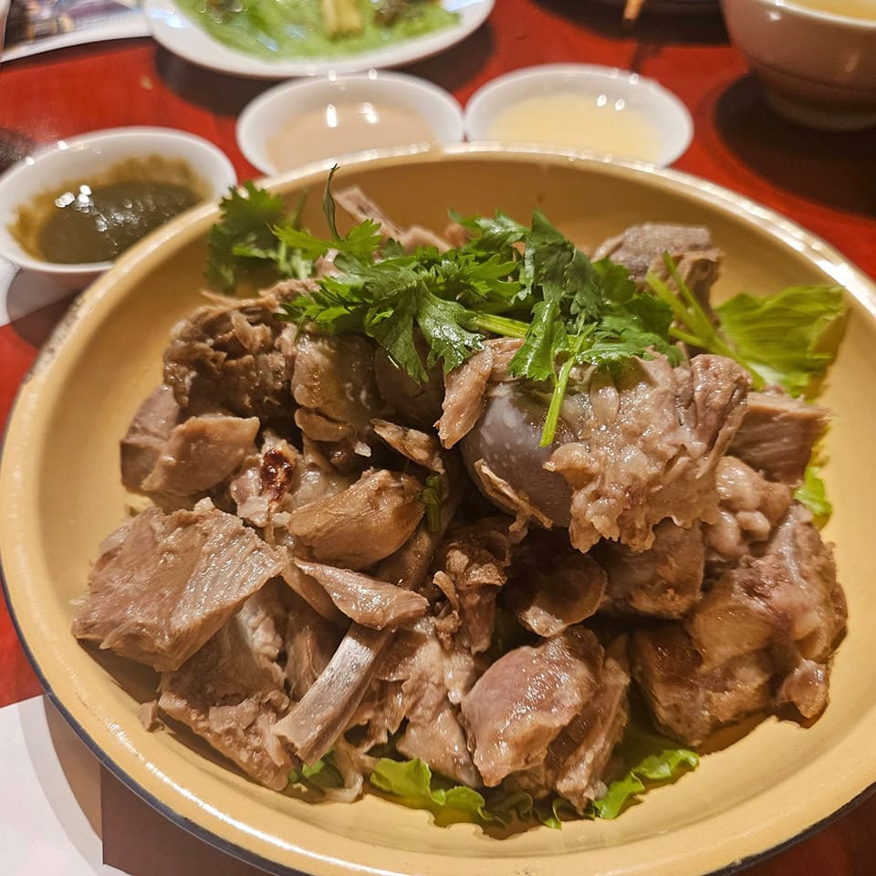 骨付き茹でラム