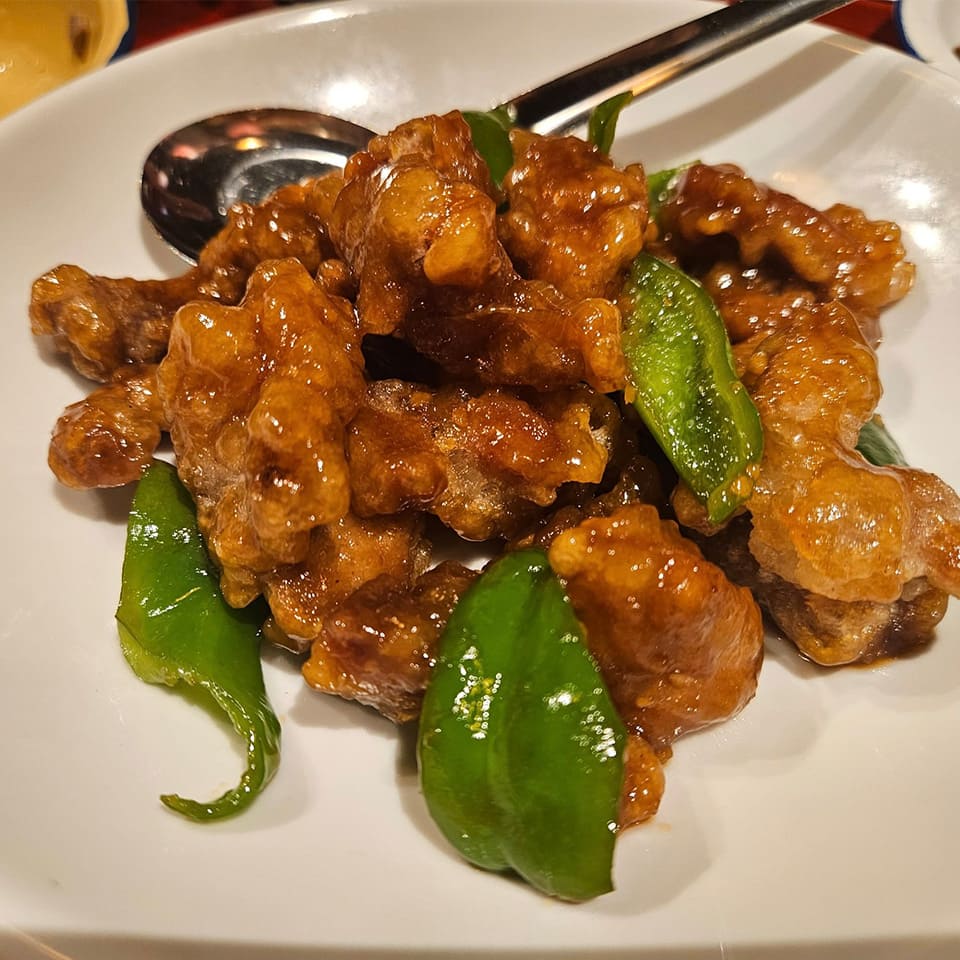 揚げ豚肉の醤油炒め