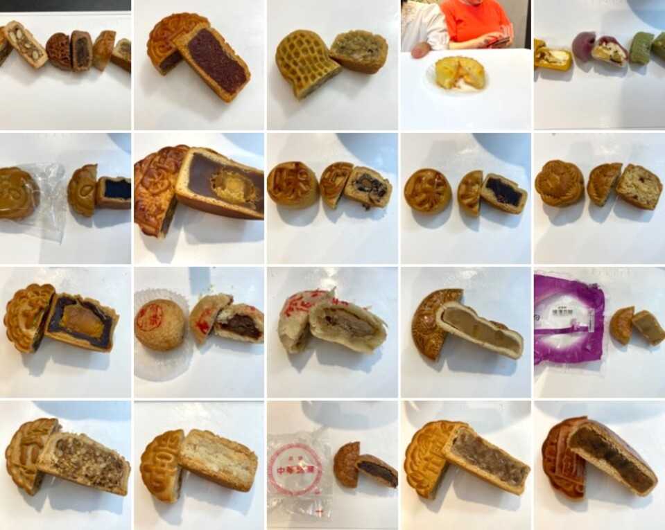 エントリーした月餅の一部