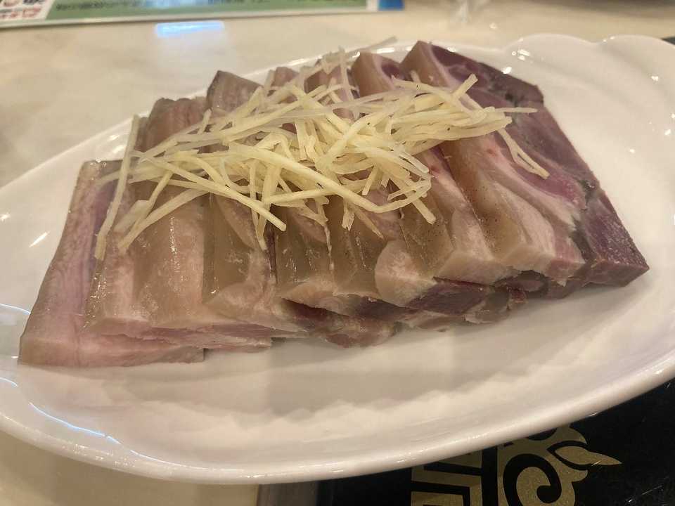 水晶肴肉(塩漬け豚肉の煮凝り)