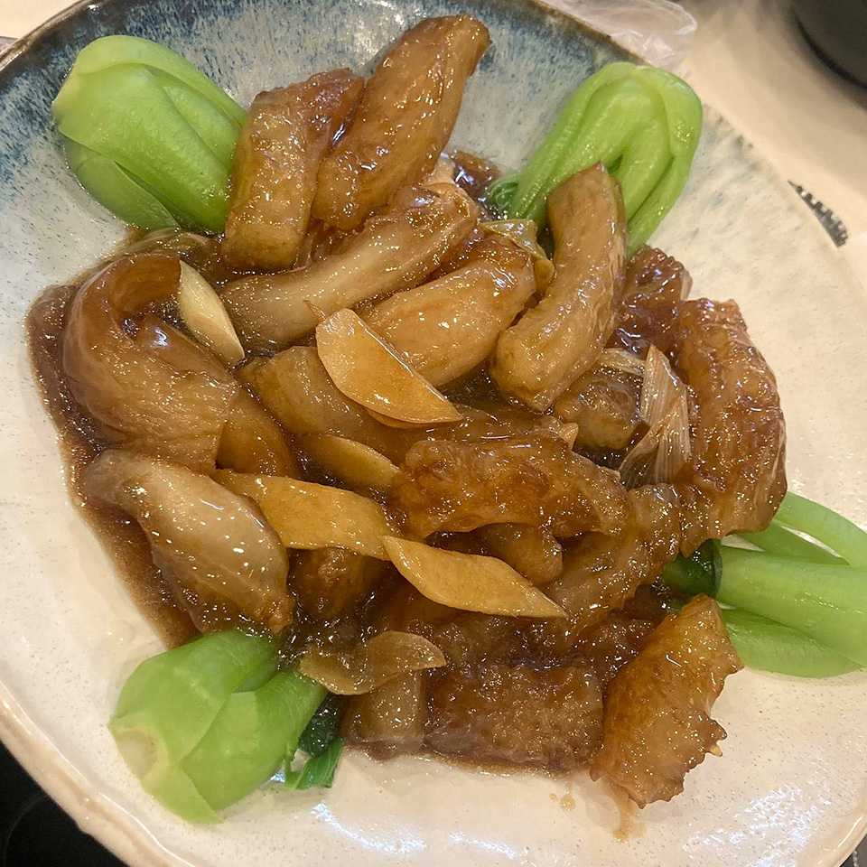 紅焼蹄筋(豚のアキレス醤油炒め)