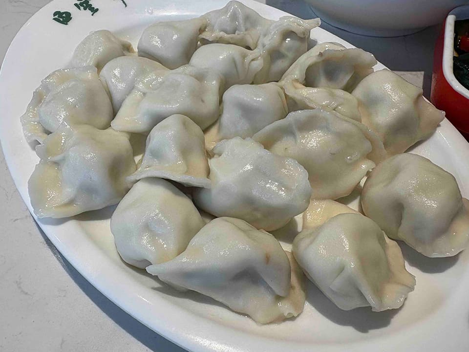 西安で食べた水餃子