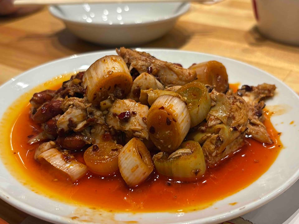 四川の家庭風鶏肉の和物