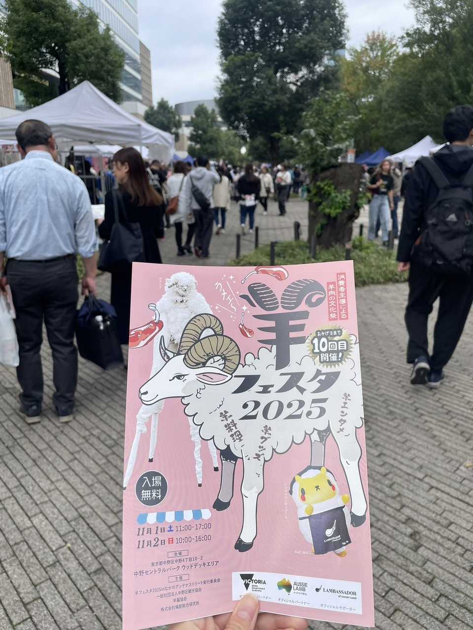 羊フェスタ2025のパンフレット