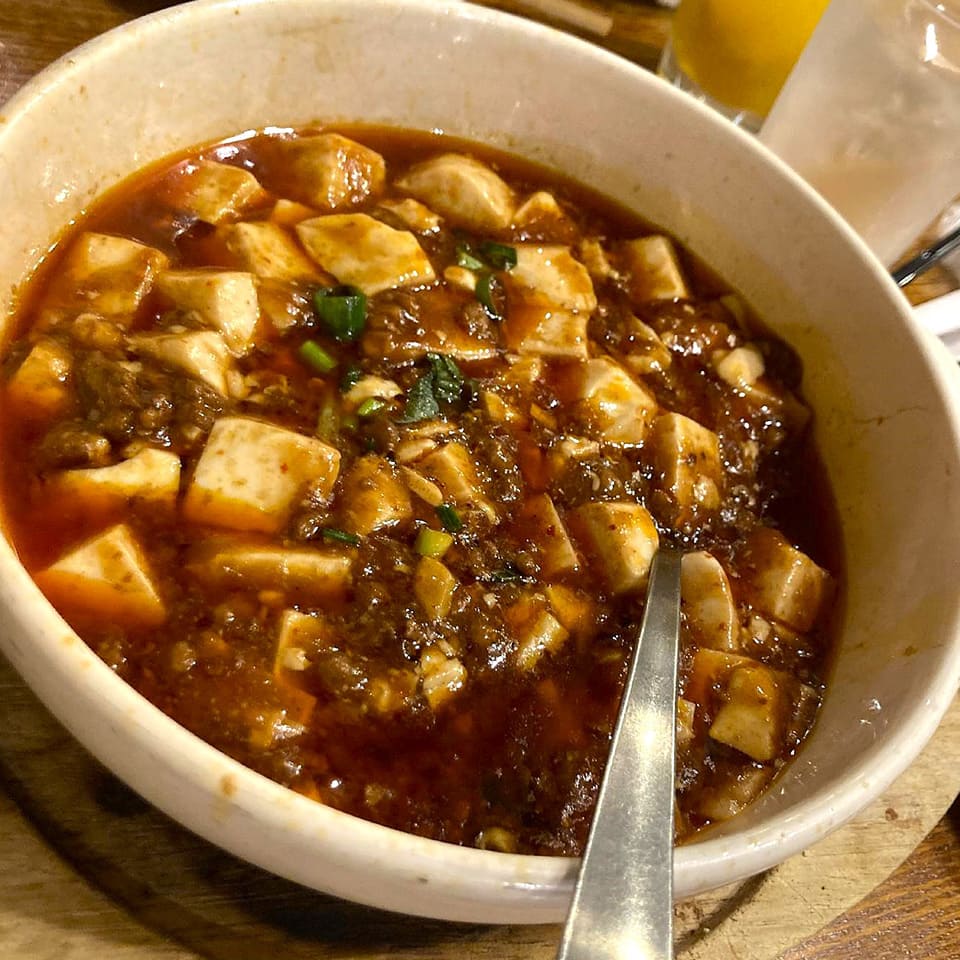 土鍋入りマーラー豆腐(麻辣豆腐)