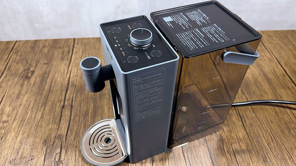 【BUYDEEM SmartHotウォーターディスペンサー レビュー】安全機能で小さな子どもがいても安心