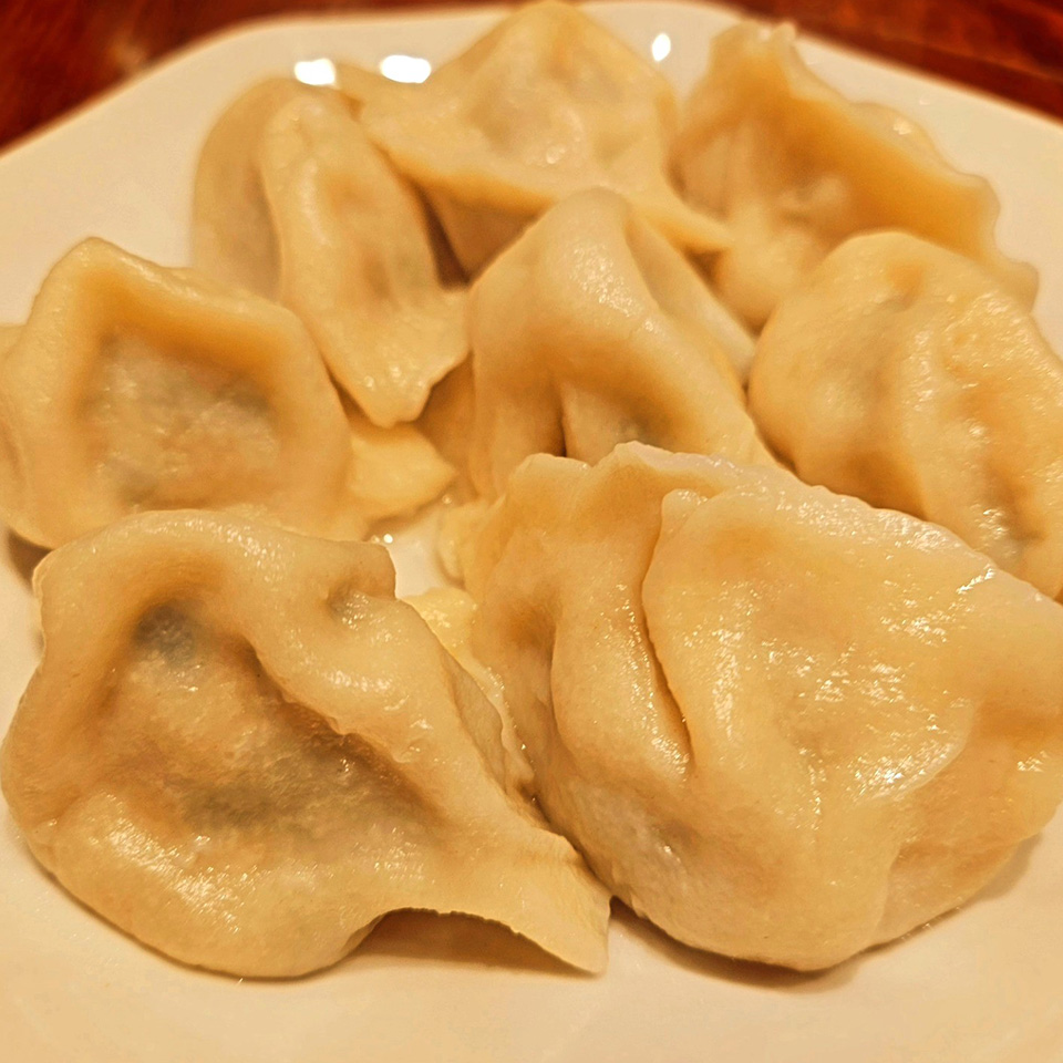 海老と豚肉の水餃子