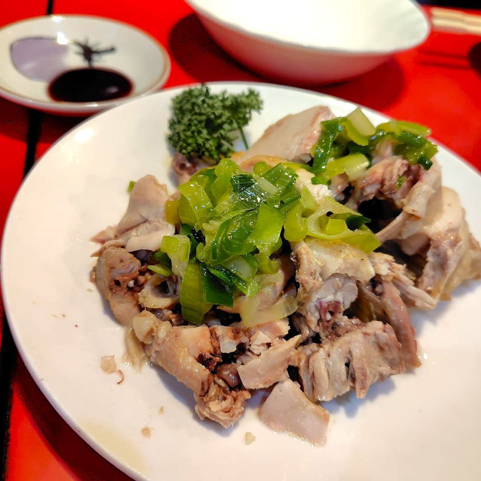 白切雞 (蒸し鶏)