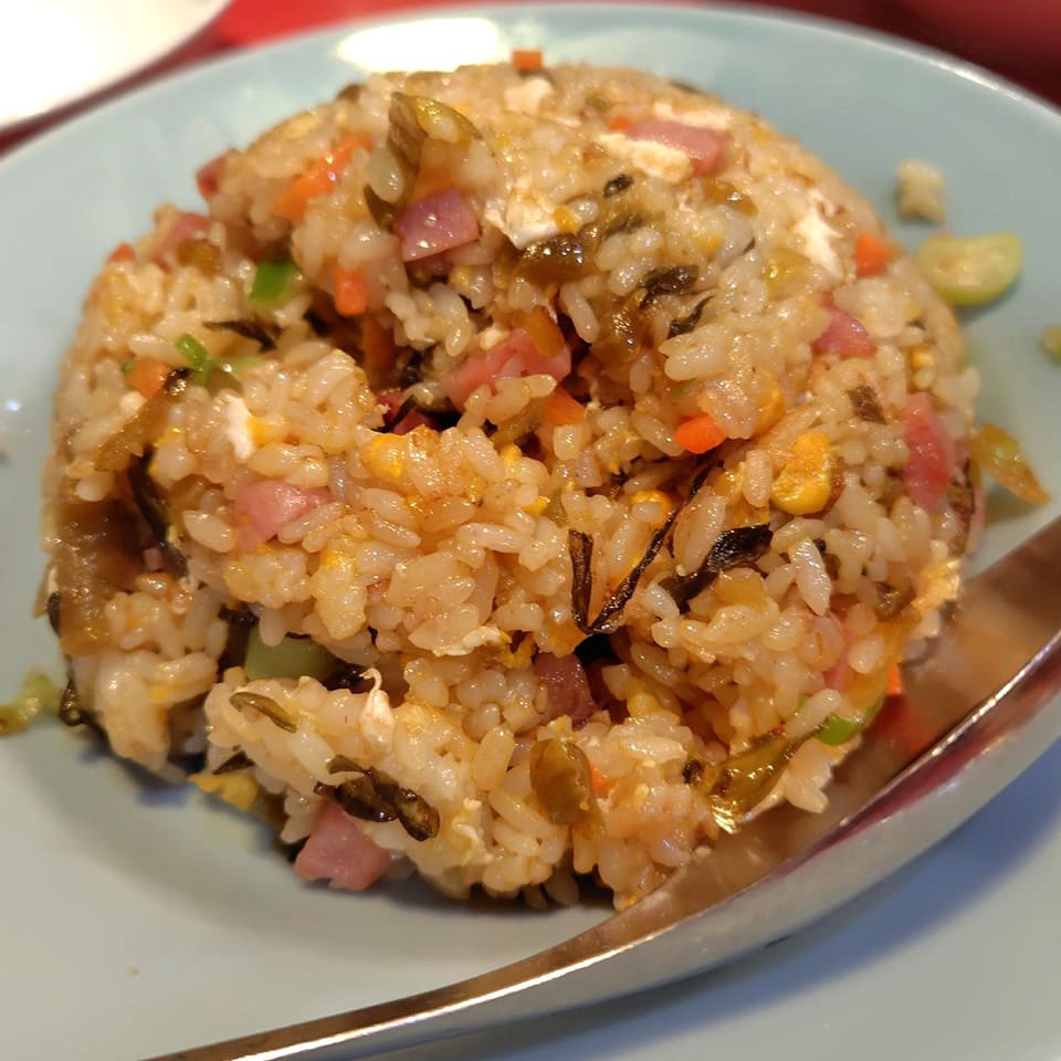 香腸高菜炒飯 (台湾ソーセージ高菜炒飯)
