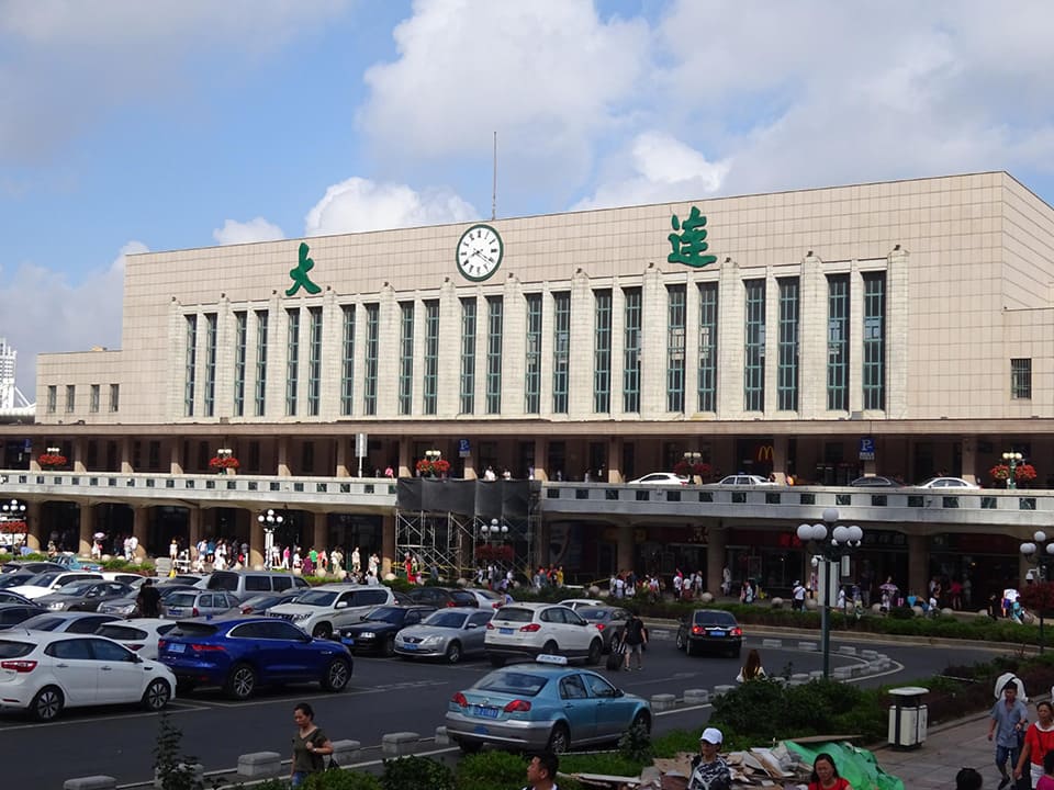 大連中心部中山広場