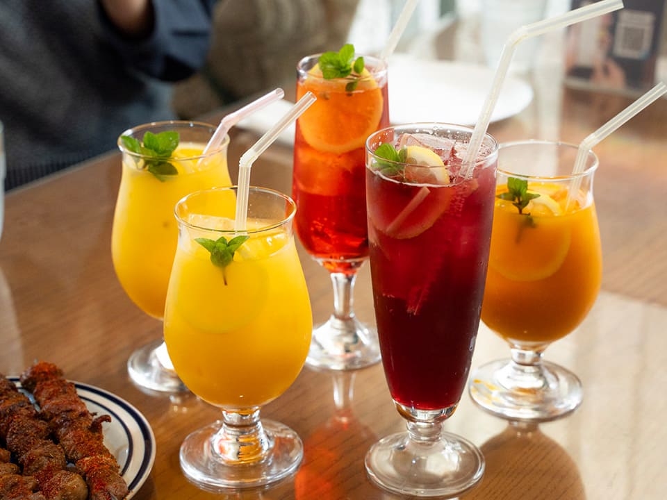 ブドウエンのオリジナルノンアルコールドリンクたち