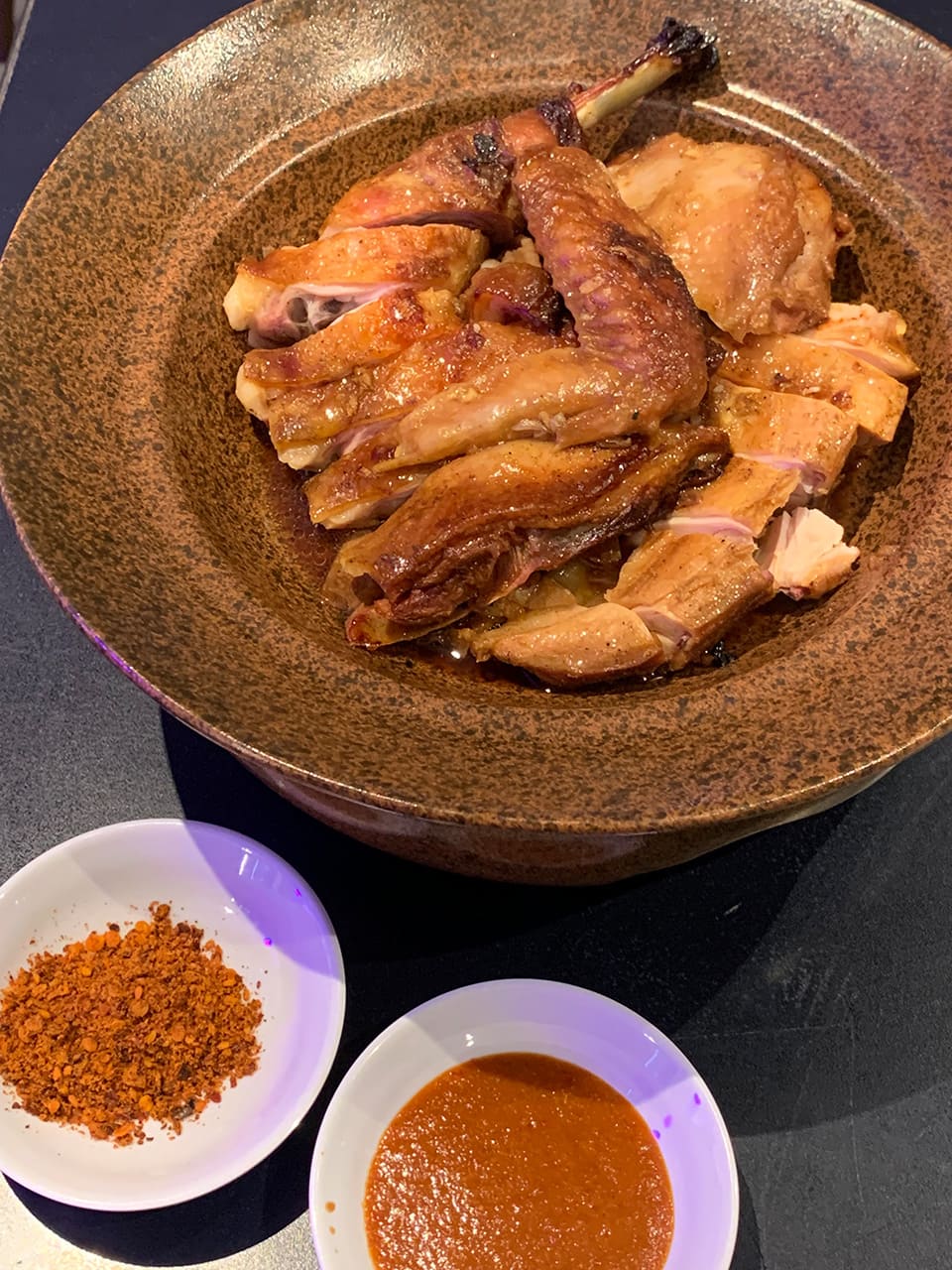 鶏の蒸し焼き