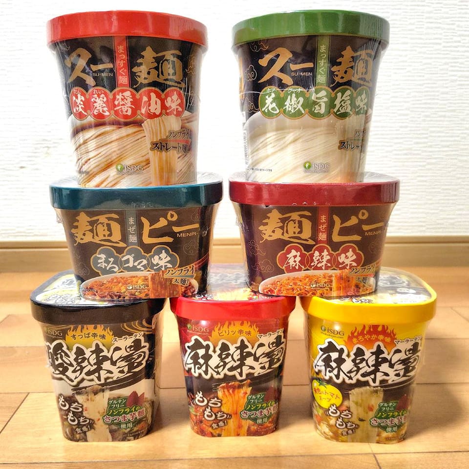 iSDGのカップ麺シリーズ