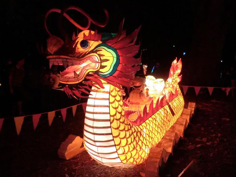 ランタンフェス龍正面
