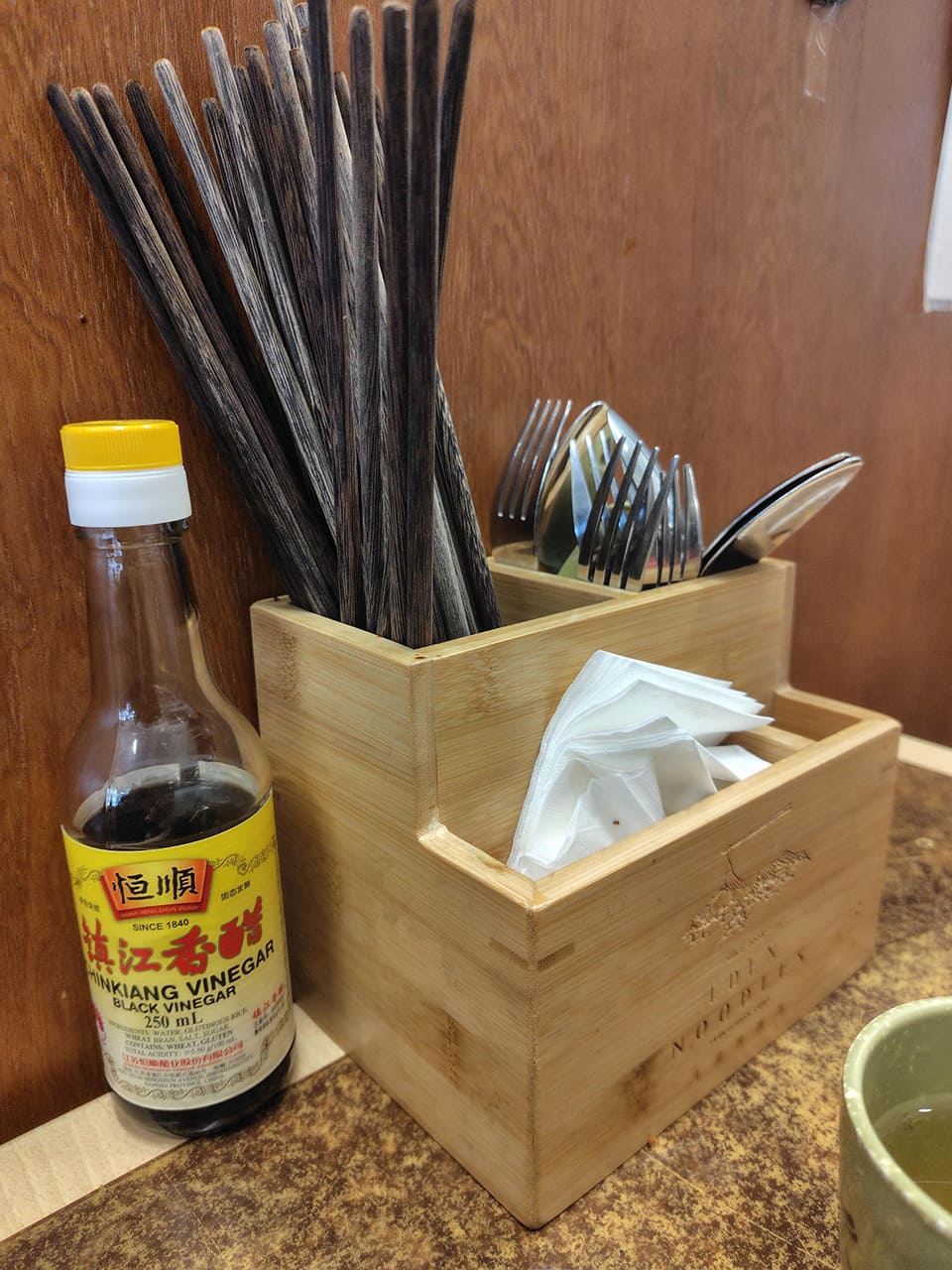 四川担担面 Eden noodles cafe(本店)カトラリー