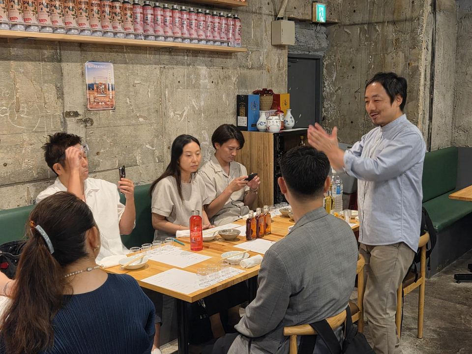 紹興酒ペアリング会の様子