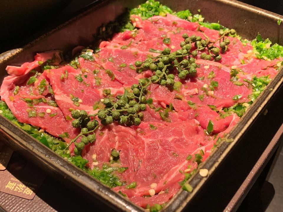 「鮮椒牛肉」