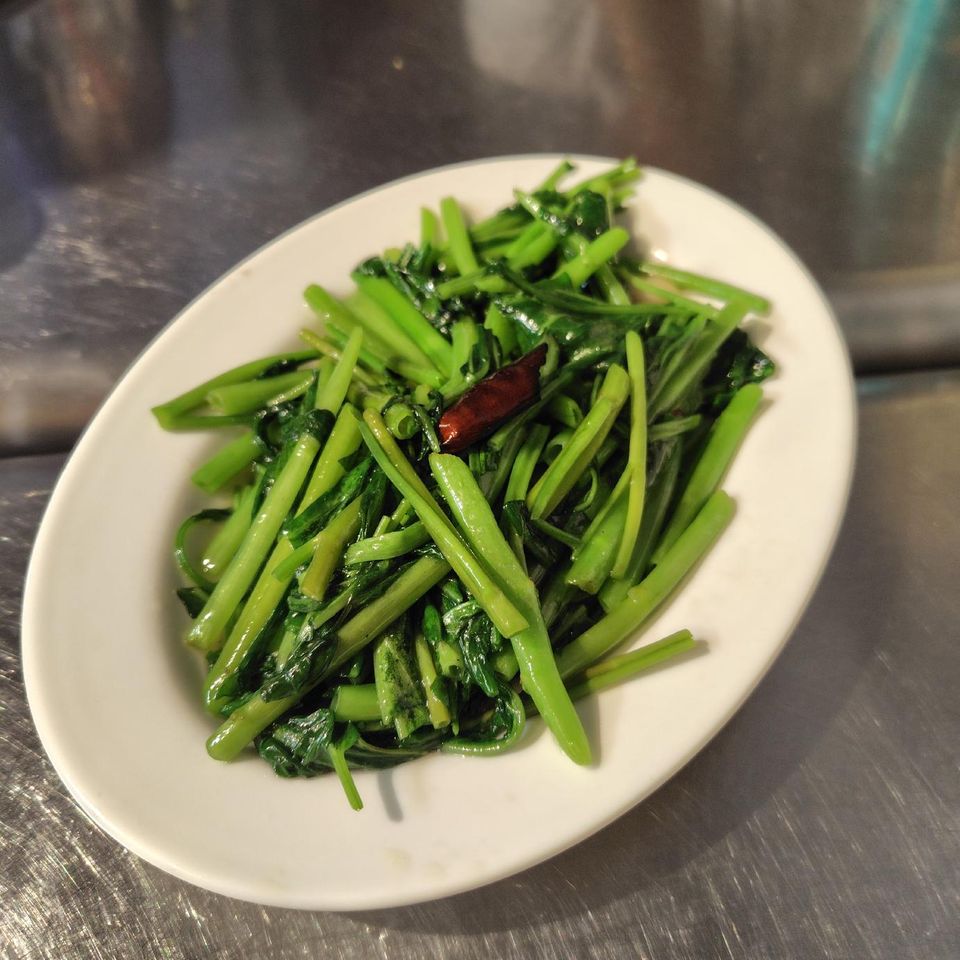空心菜炒め